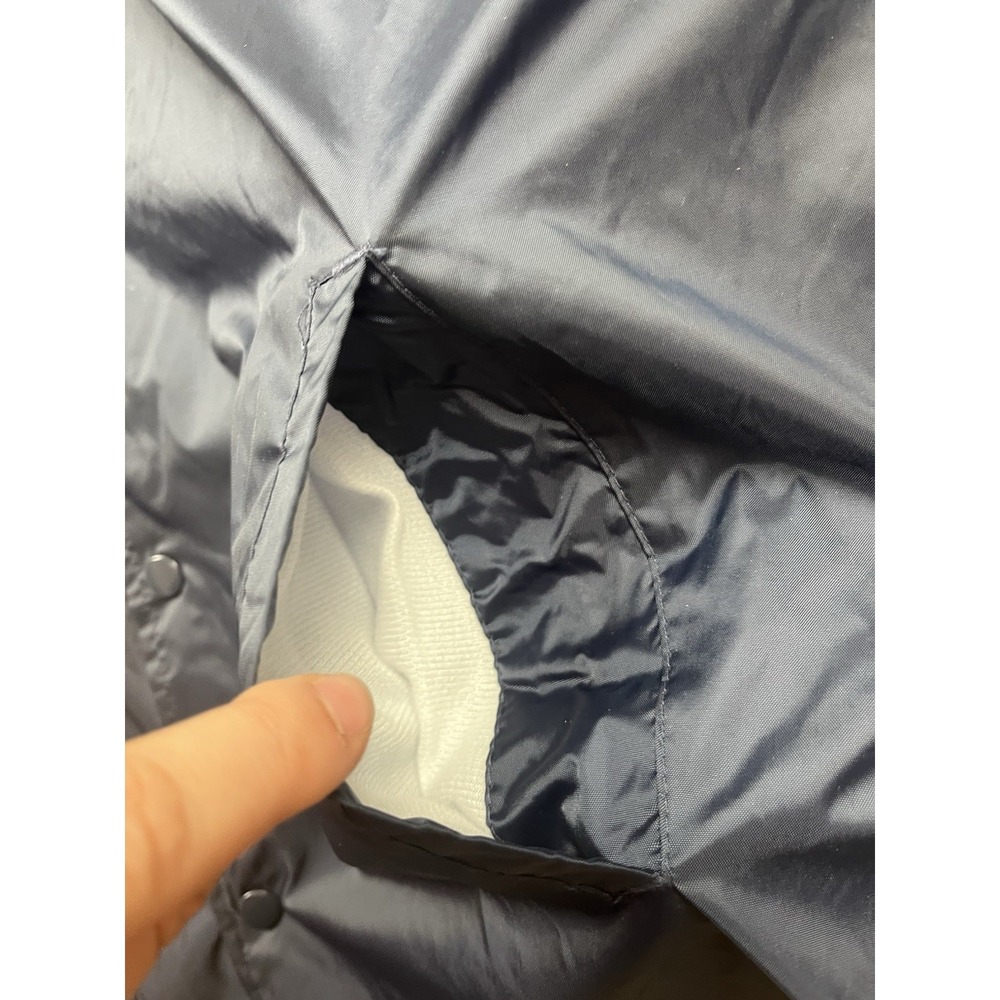 Anti Social Social Club Coaches Jacket Large Blue Mens ASSC Windbreaker Flags - Picture 3 of 11